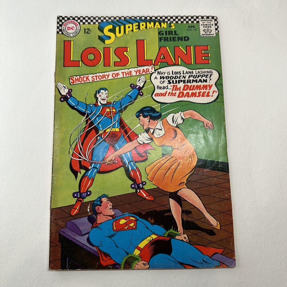 Vintage 1967 Superman's Girl Friend Lois Lane Comic #73 DC Silver Age Key Issue